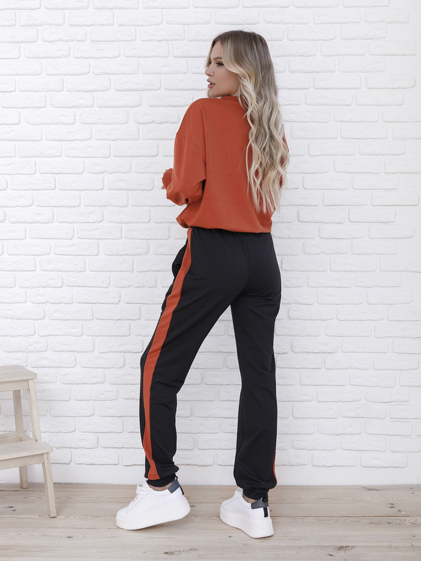 Спортивный костюм ISSA Plus модель 12100_терракотовый Фото