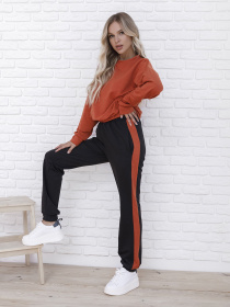 Спортивний костюм ISSA Plus модель 12100_терракотовый Спортивний костюм ISSA Plus модель 12100_терракотовый Фото