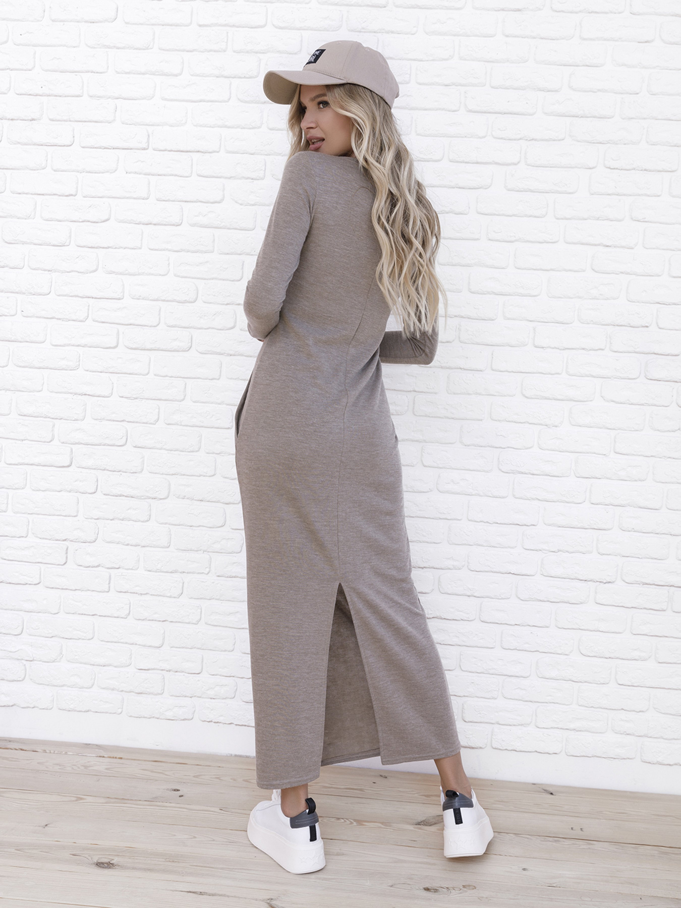 Сукні ISSA Plus модель 12105_бежевый Фото