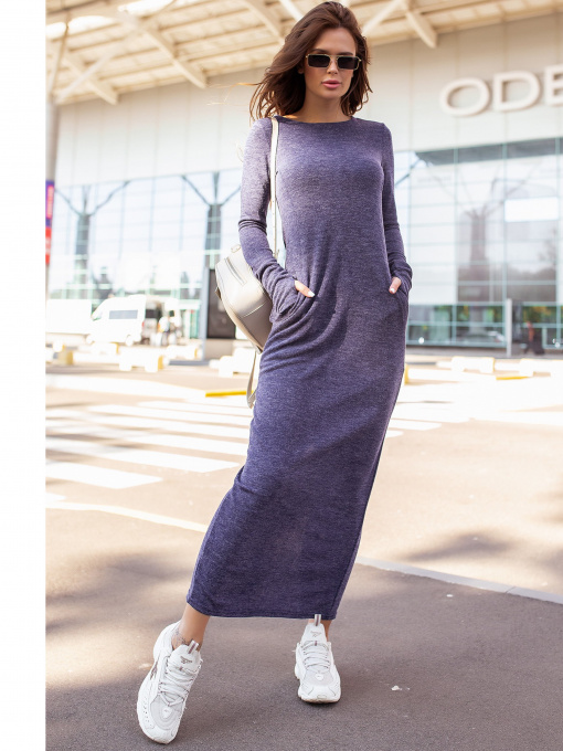 Платья ISSA Plus модель 12105_синий Фото