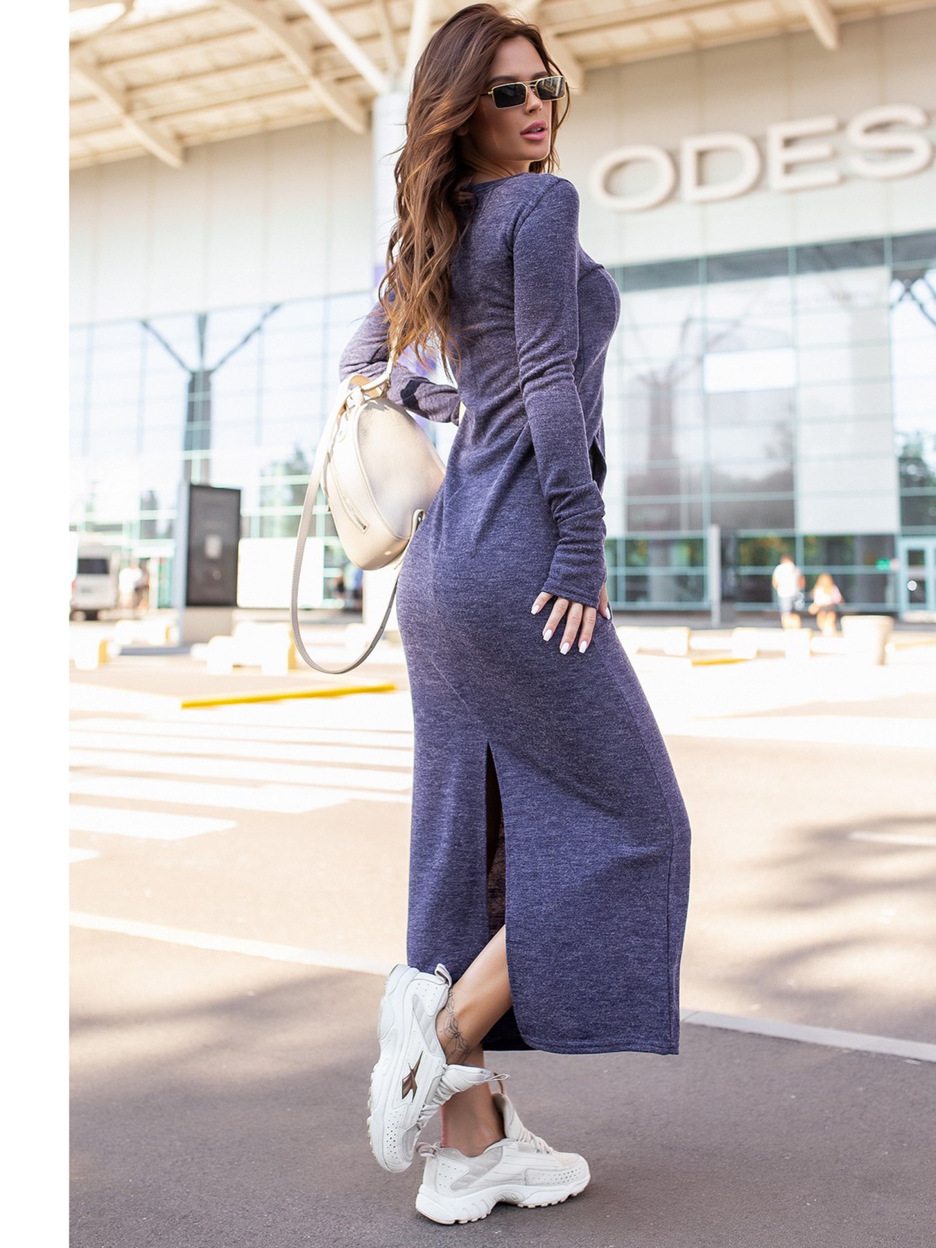 Сукні ISSA Plus модель 12105_синий Фото