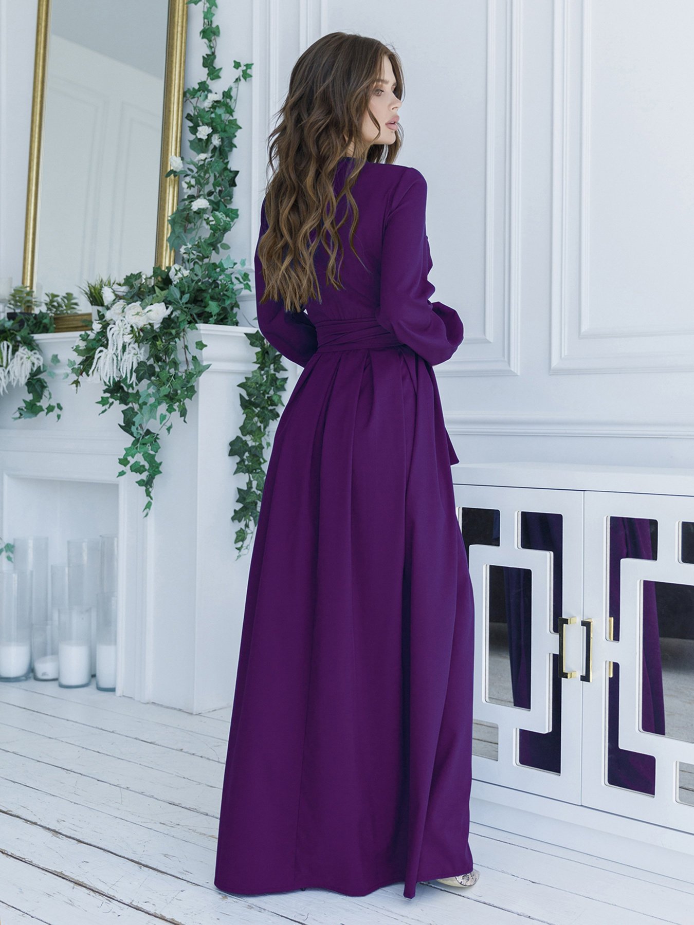 Платья ISSA Plus модель 12107_фиолетовый Фото