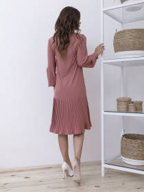 Платья ISSA Plus модель 12112_темно-розовый Фото