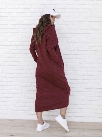 Сукні ISSA Plus модель 12131_бордовый Фото