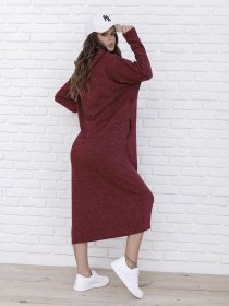 Сукні ISSA Plus модель 12131_бордовый Фото