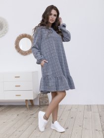 Платья ISSA Plus модель 12142_серый Фото