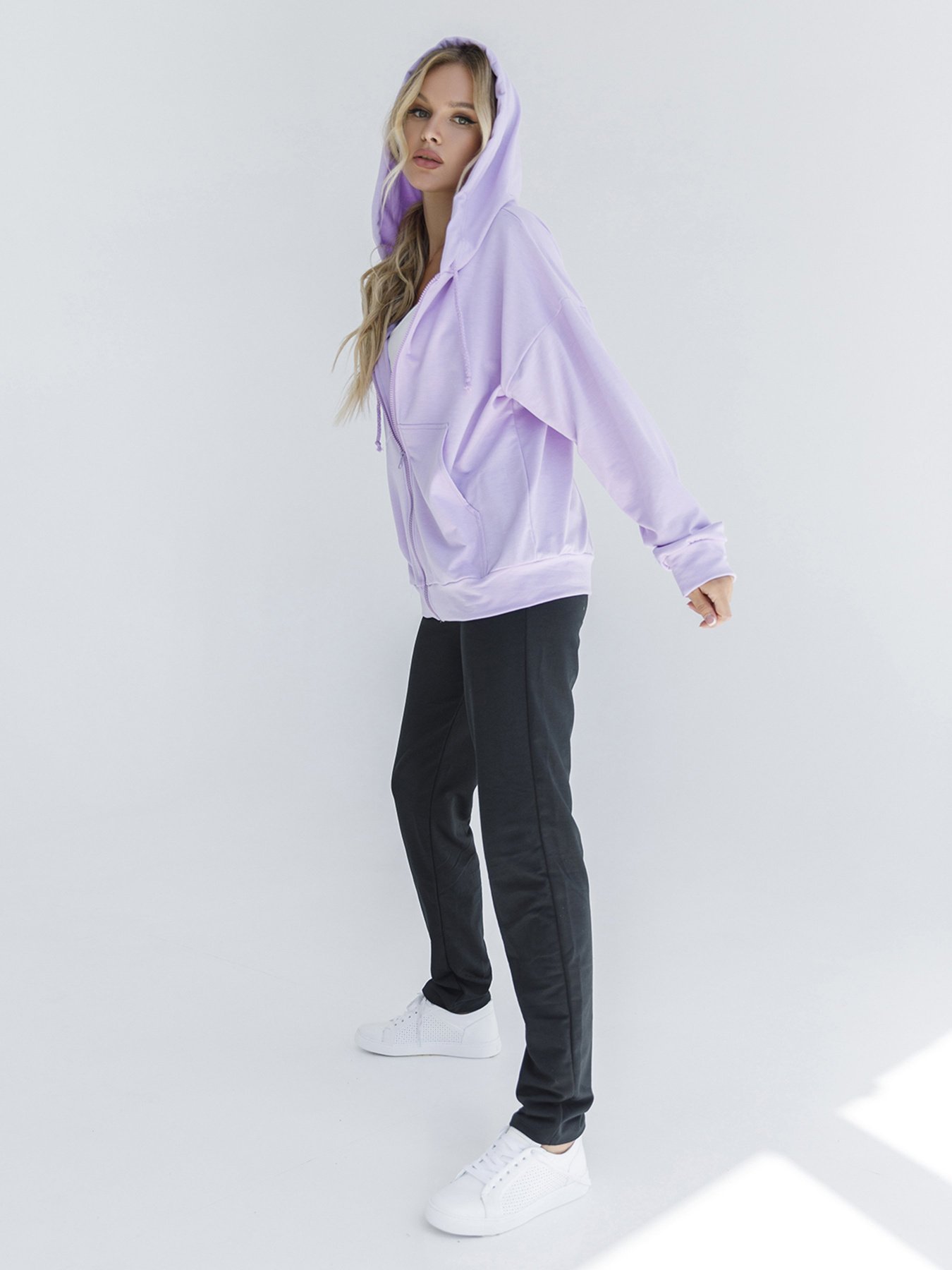 Кофта ISSA Plus модель 12145_сиреневый Фото