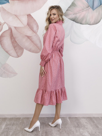 Платья ISSA Plus модель 12151_розовый Фото