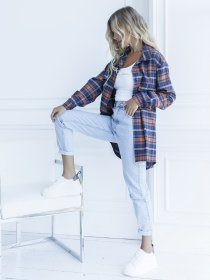 Рубашка ISSA Plus модель 12152_мультиколор Рубашка ISSA Plus модель 12152_мультиколор Фото