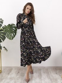 Платья ISSA Plus модель 12167_черный Фото