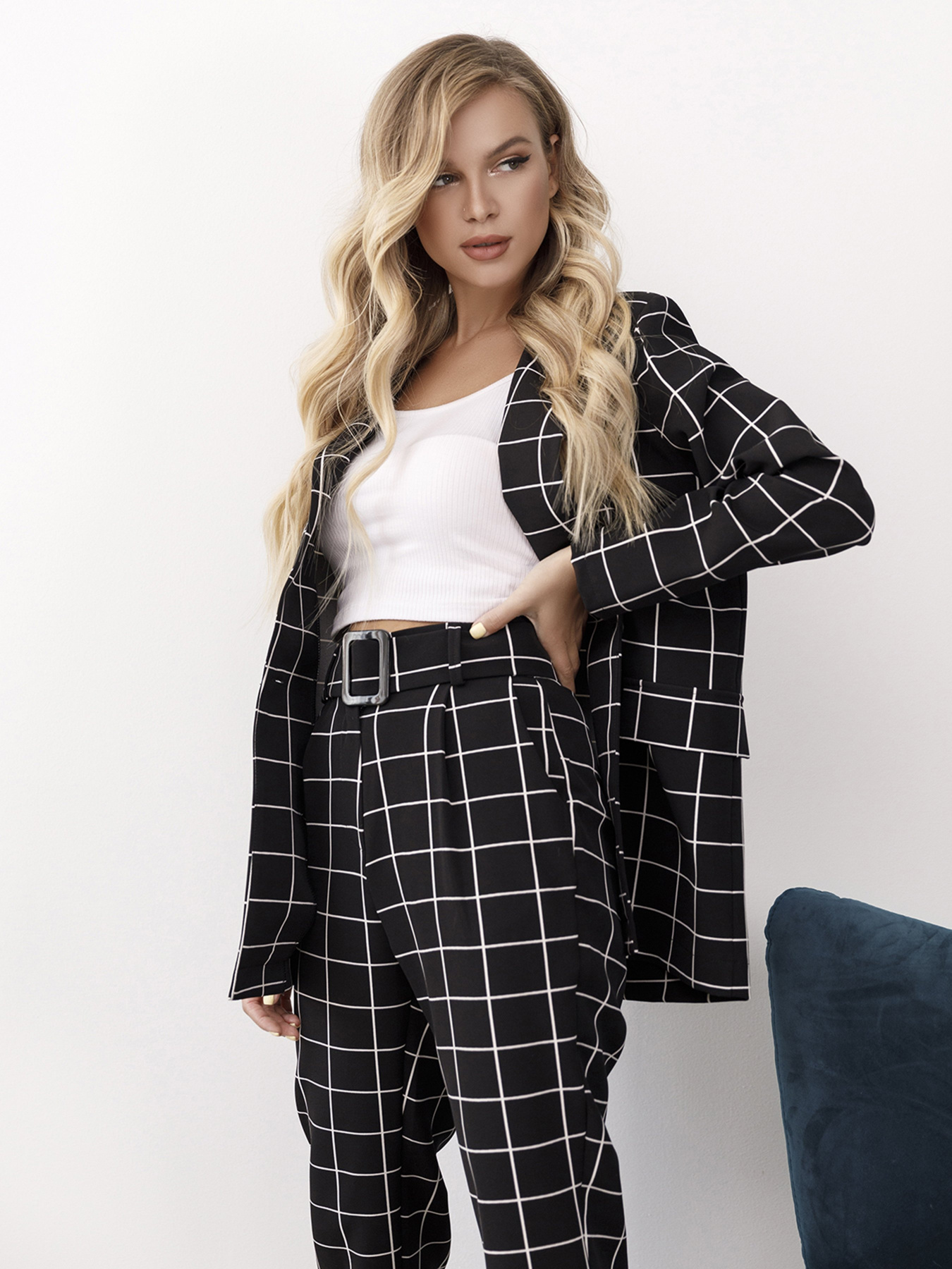 Костюми ISSA Plus модель 12188_черный Фото