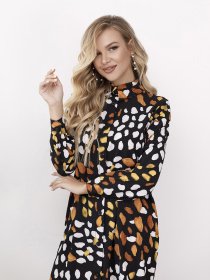 Платья ISSA Plus модель 12193_мультиколор Фото