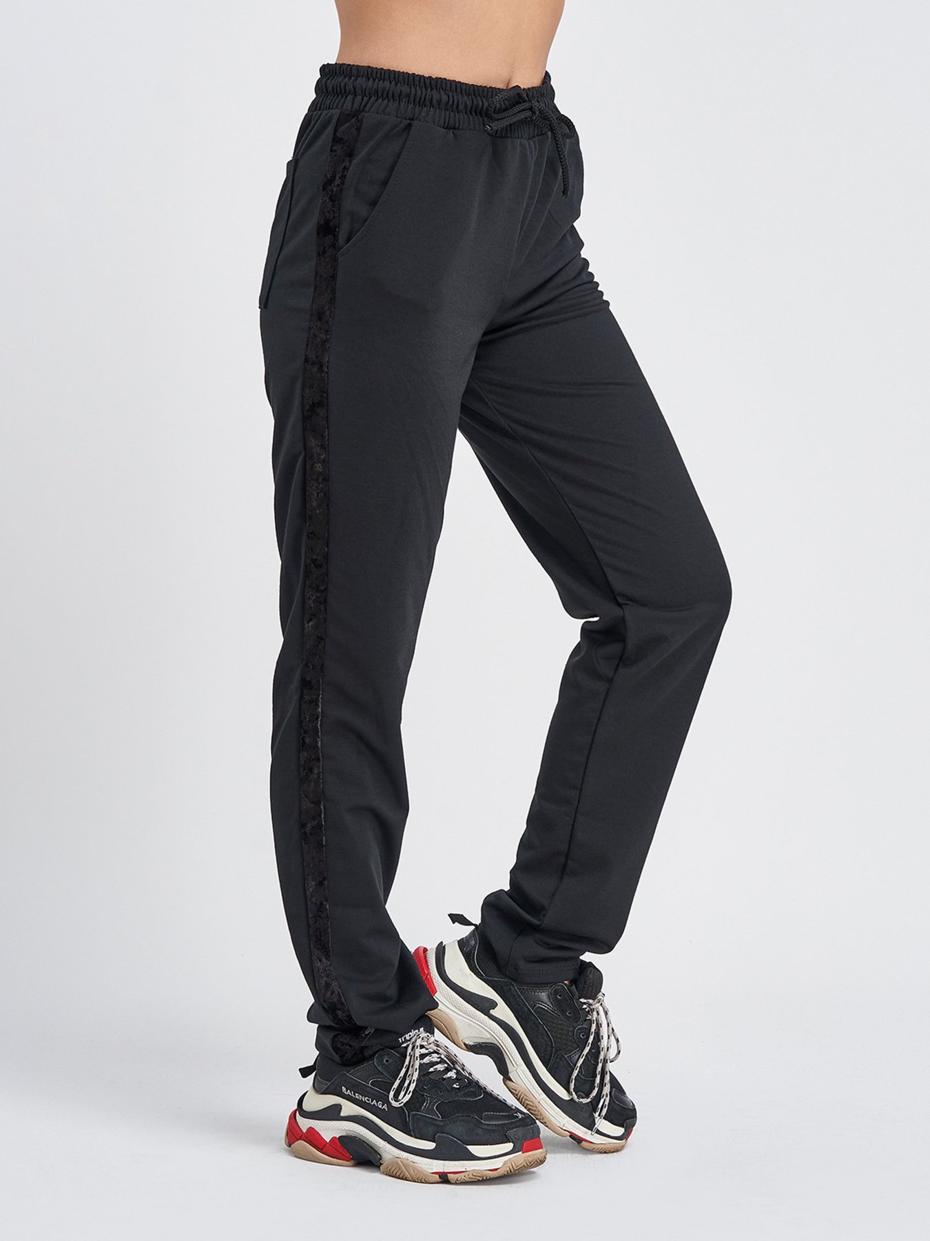 Штаны спортивные ISSA Plus модель 9976_черный Фото