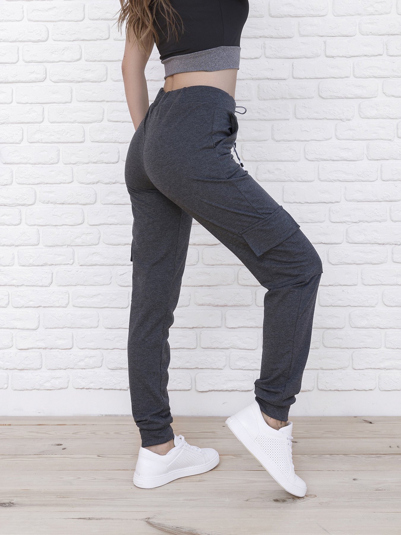 Штани спортивні ISSA Plus модель 9980_темно-серый Фото