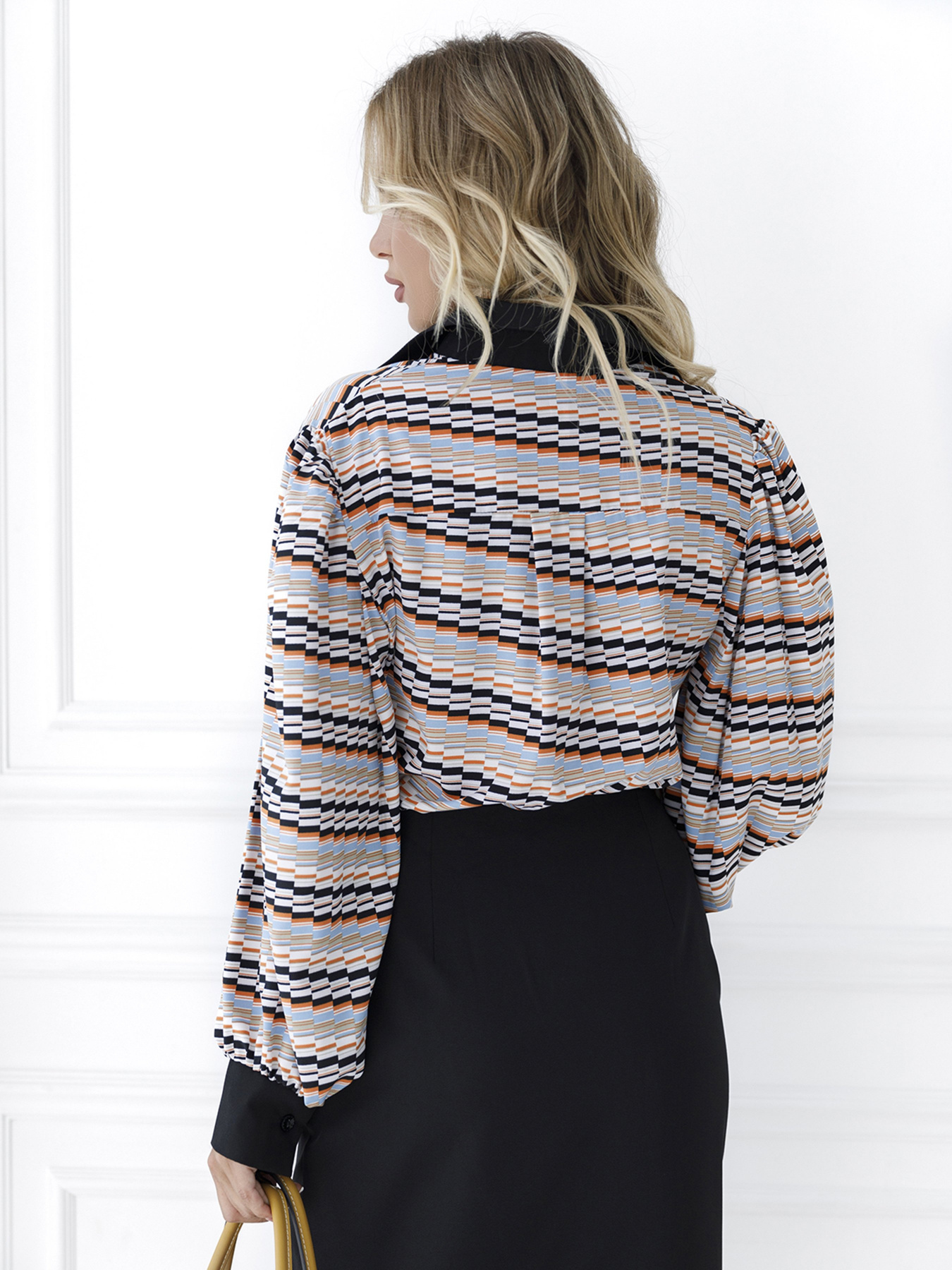 Сорочка повсякденна ISSA Plus модель SA-14_мультиколор Фото