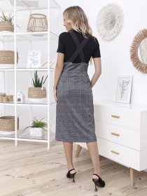 Платья ISSA Plus модель SA-18_2_темно-серый Фото