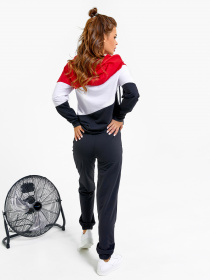 Спортивный костюм ISSA Plus модель SA-33_черный/красный Фото