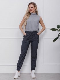 Повседневные штаны ISSA Plus модель 12435_серый Фото