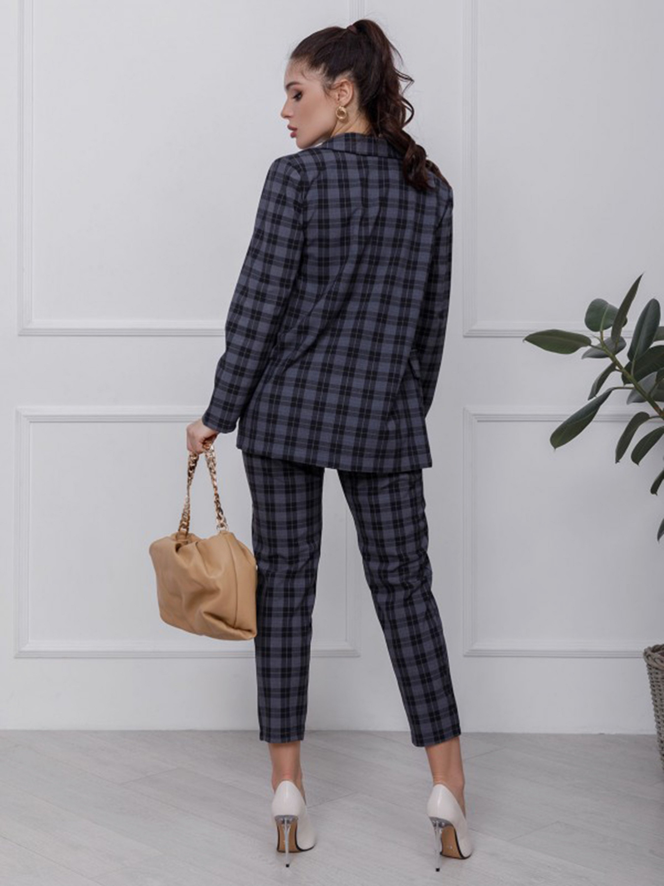 Костюми ISSA Plus модель 12452_серый Костюми ISSA Plus модель 12452_серый Фото