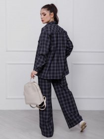 Костюмы ISSA Plus модель 12455_серый Фото