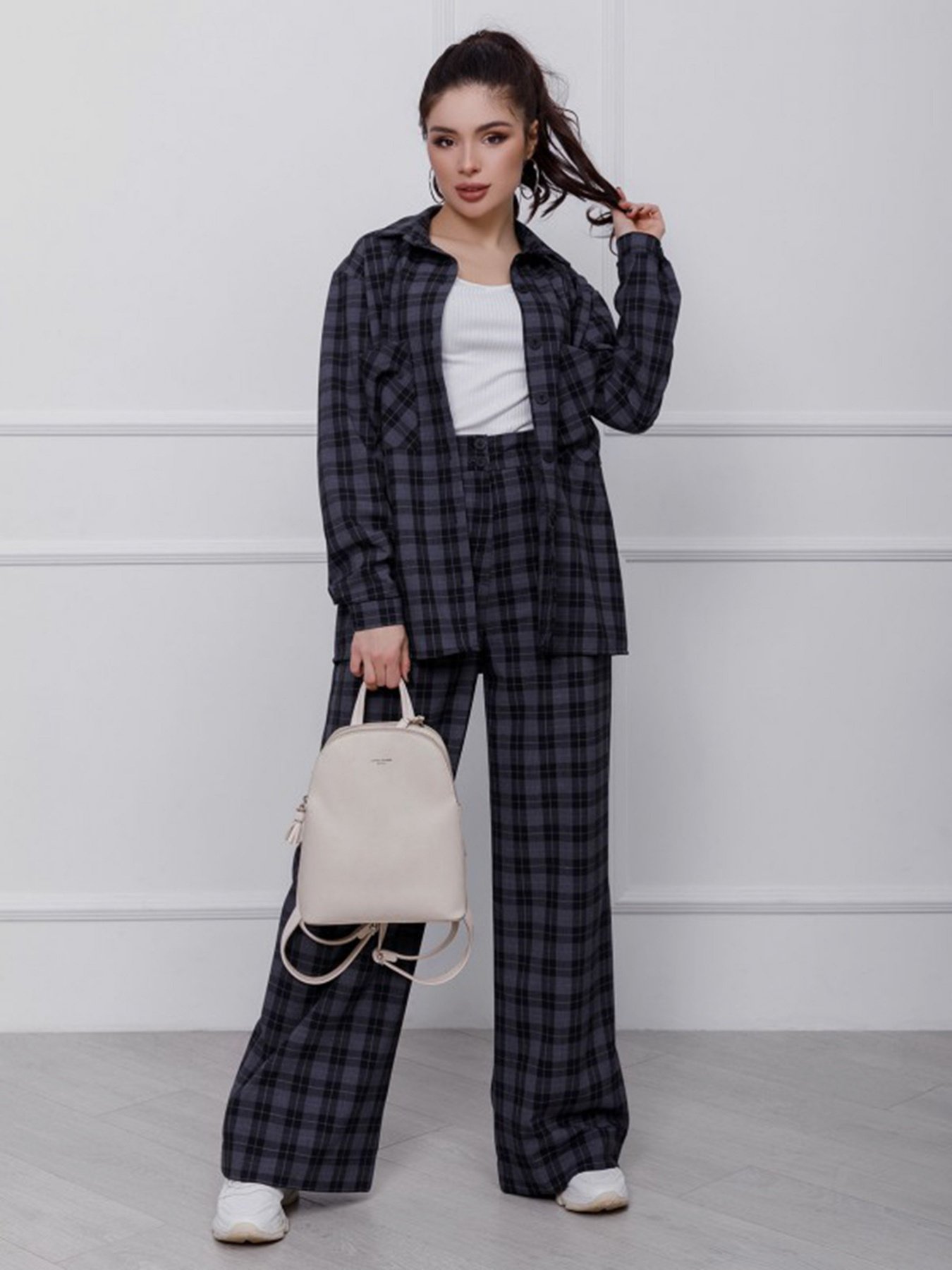 Костюми ISSA Plus модель 12455_серый Фото