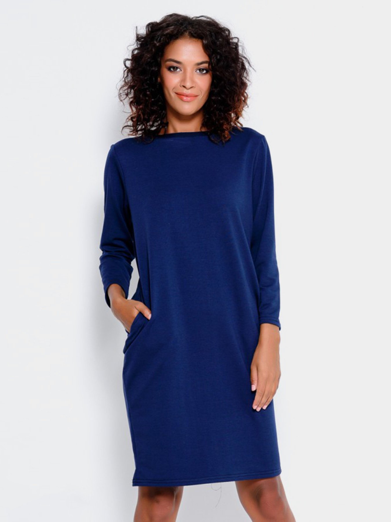 Сукні ISSA Plus модель 10188_темно-синий Фото