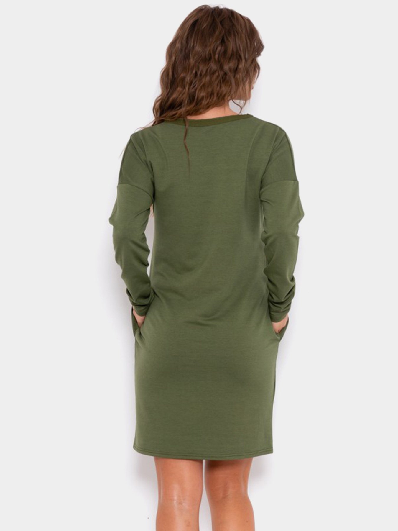 Сукні ISSA Plus модель 10188_хаки Фото