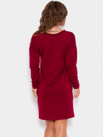Сукні ISSA Plus модель 10188_бордовый Фото