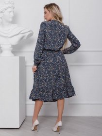 Платья ISSA Plus модель 12402_мультиколор Фото