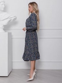 Платья ISSA Plus модель 12402_мультиколор Фото