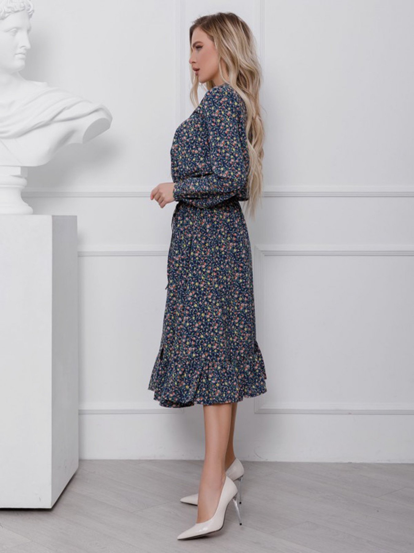 Сукні ISSA Plus модель 12402_мультиколор Фото