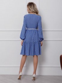 Сукні ISSA Plus модель 12404_голубой Фото