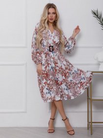 Сукні ISSA Plus модель 12414_мультиколор Фото