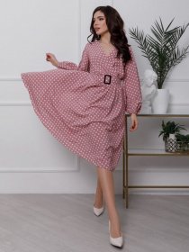 Платья ISSA Plus модель 12415_бежевый Фото