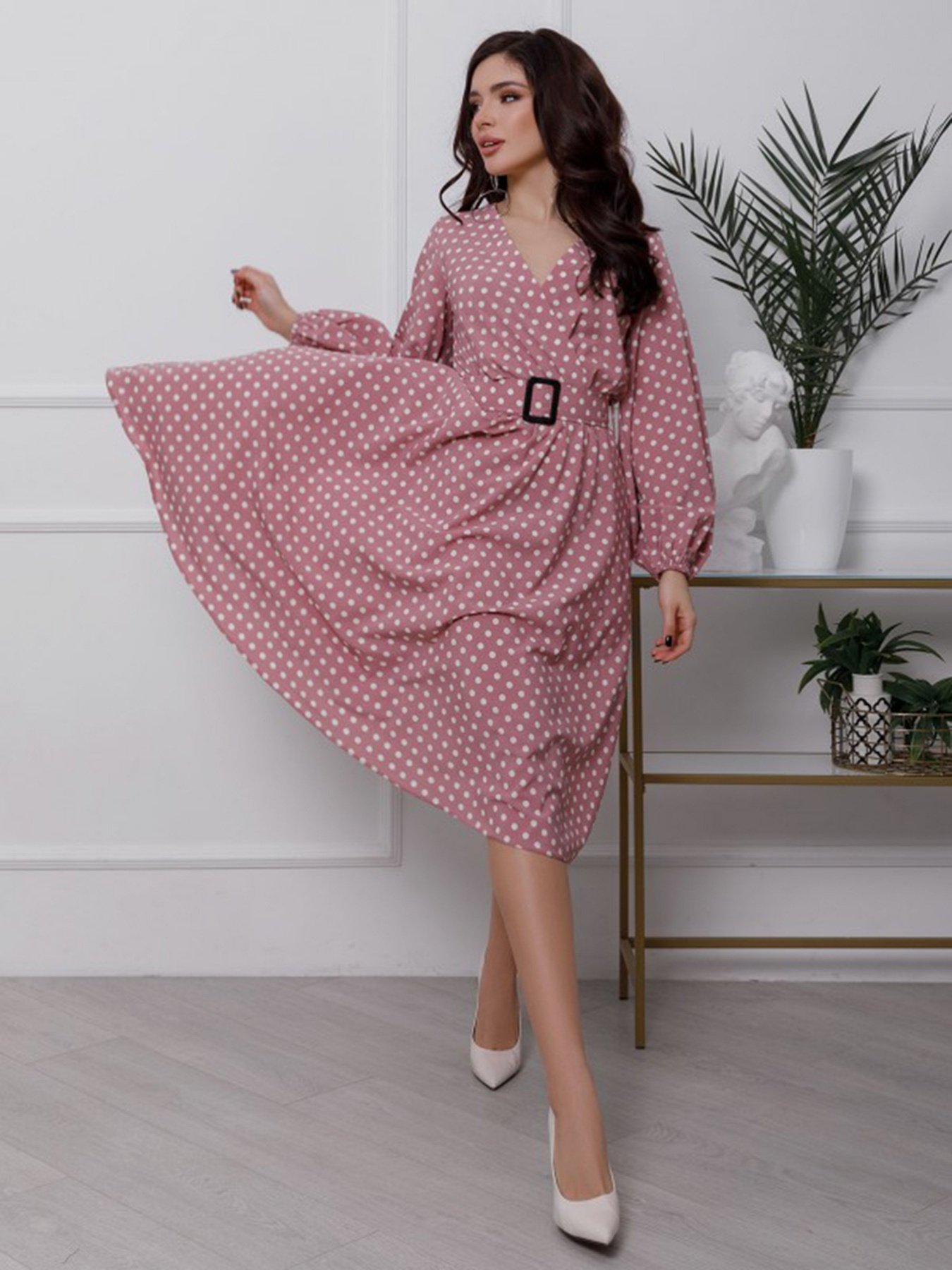 Сукні ISSA Plus модель 12415_бежевый Фото