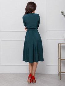 Сукні ISSA Plus модель 12417_зеленый Фото