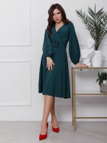 Сукні ISSA Plus модель 12417_зеленый Фото