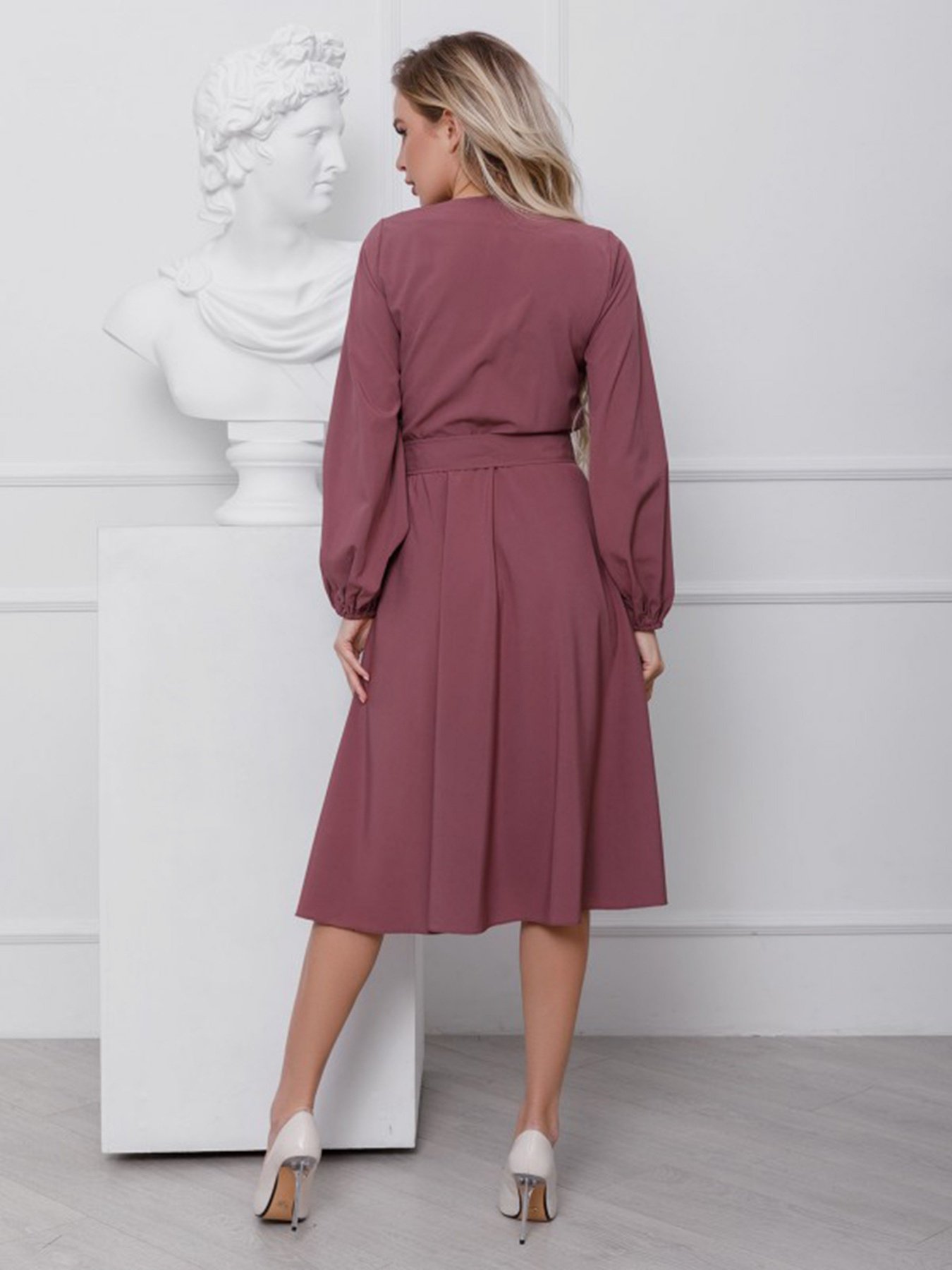 Сукні ISSA Plus модель 12417_темно-сиреневый Сукні ISSA Plus модель 12417_темно-сиреневый Фото