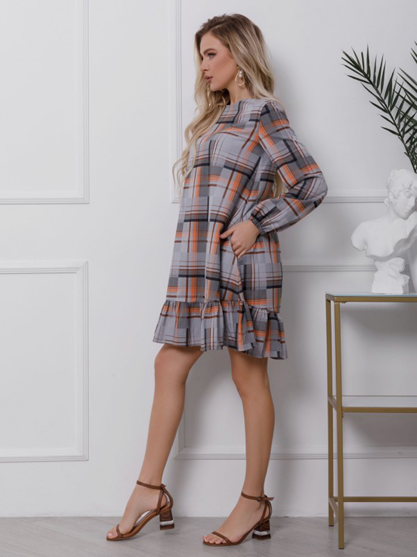 Сукні ISSA Plus модель 12421_серый Фото