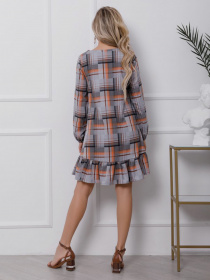 Платья ISSA Plus модель 12421_серый Фото