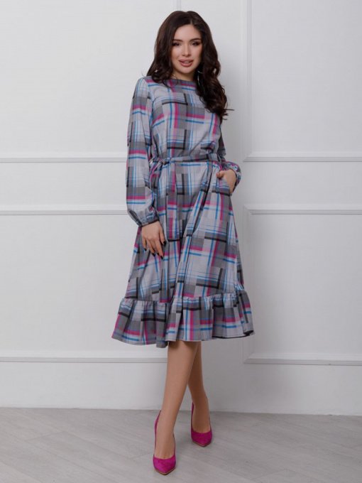 Сукні ISSA Plus модель 12427_серый Фото