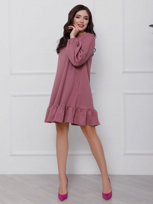 Сукні ISSA Plus модель 12429_темно-сиреневый Фото