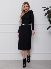 Платья ISSA Plus модель 12439_черный Фото