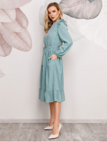 Платья ISSA Plus модель 12198_мятный Фото