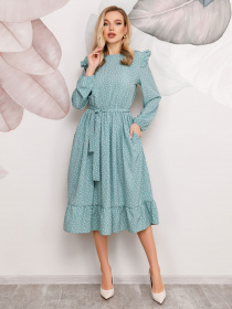 Сукні ISSA Plus модель 12198_мятный Фото