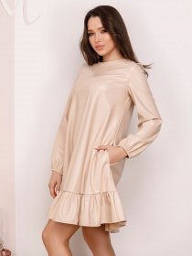 Платья ISSA Plus модель 12372_бежевый Фото