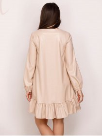 Платья ISSA Plus модель 12372_бежевый Фото