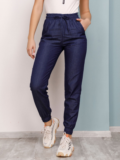 Повседневные штаны ISSA Plus модель 12463_синий Фото