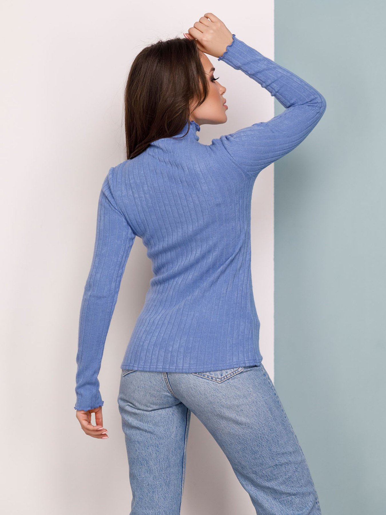 Водолазка ISSA Plus модель 12482_голубой Фото