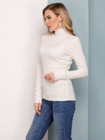 Водолазка ISSA Plus модель 12482_белый Фото